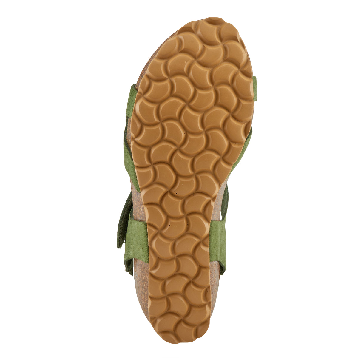Spring Step SPRING STEP BABYBELL SANDALS sandal in green suede with comfortable everyday design