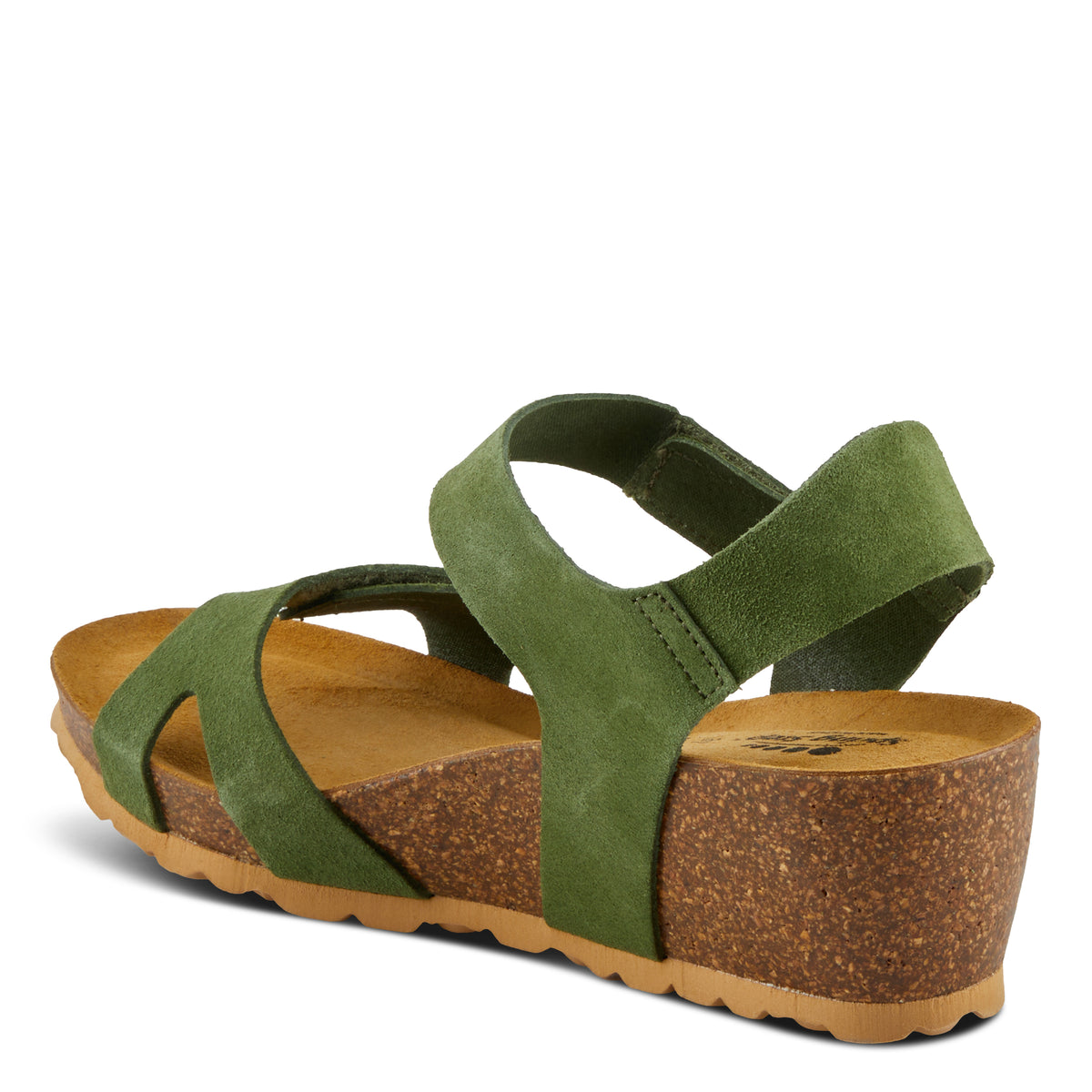 Spring Step SPRING STEP BABYBELL SANDALS sandal in green suede with comfortable everyday design