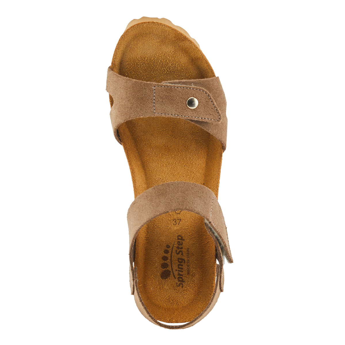 Spring Step SPRING STEP BABYBELL SANDALS sandal in tan suede with comfortable everyday design