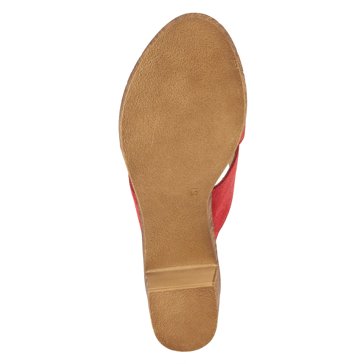 Spring Step SPRING STEP BLANCHAR SANDALS sandal in red suede with comfortable everyday design