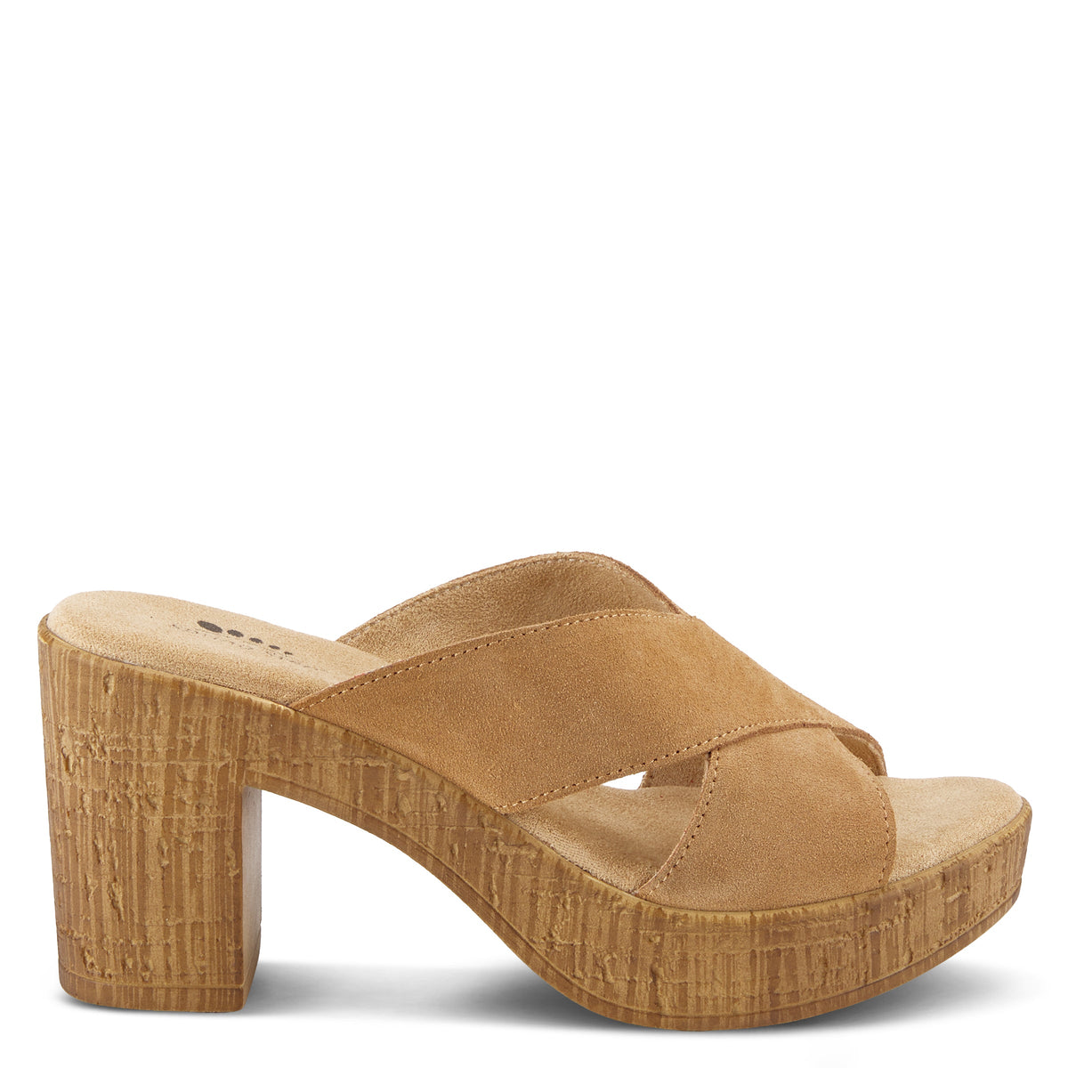 Spring Step SPRING STEP BLANCHAR SANDALS sandal in tan suede with comfortable everyday design