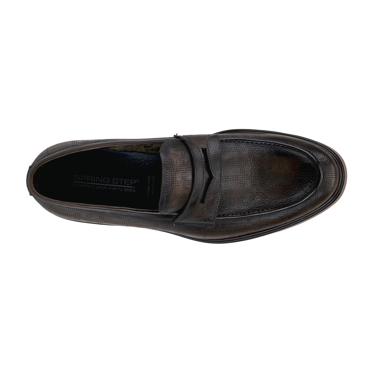 Spring Step Spring Step Men BRANDO Shoes shoe in grey with comfortable everyday design