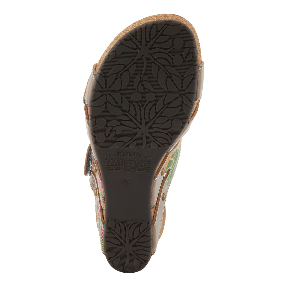 L'Artiste L'ARTISTE BRISEIS SANDALS sandal in grey multi with handcrafted leather design