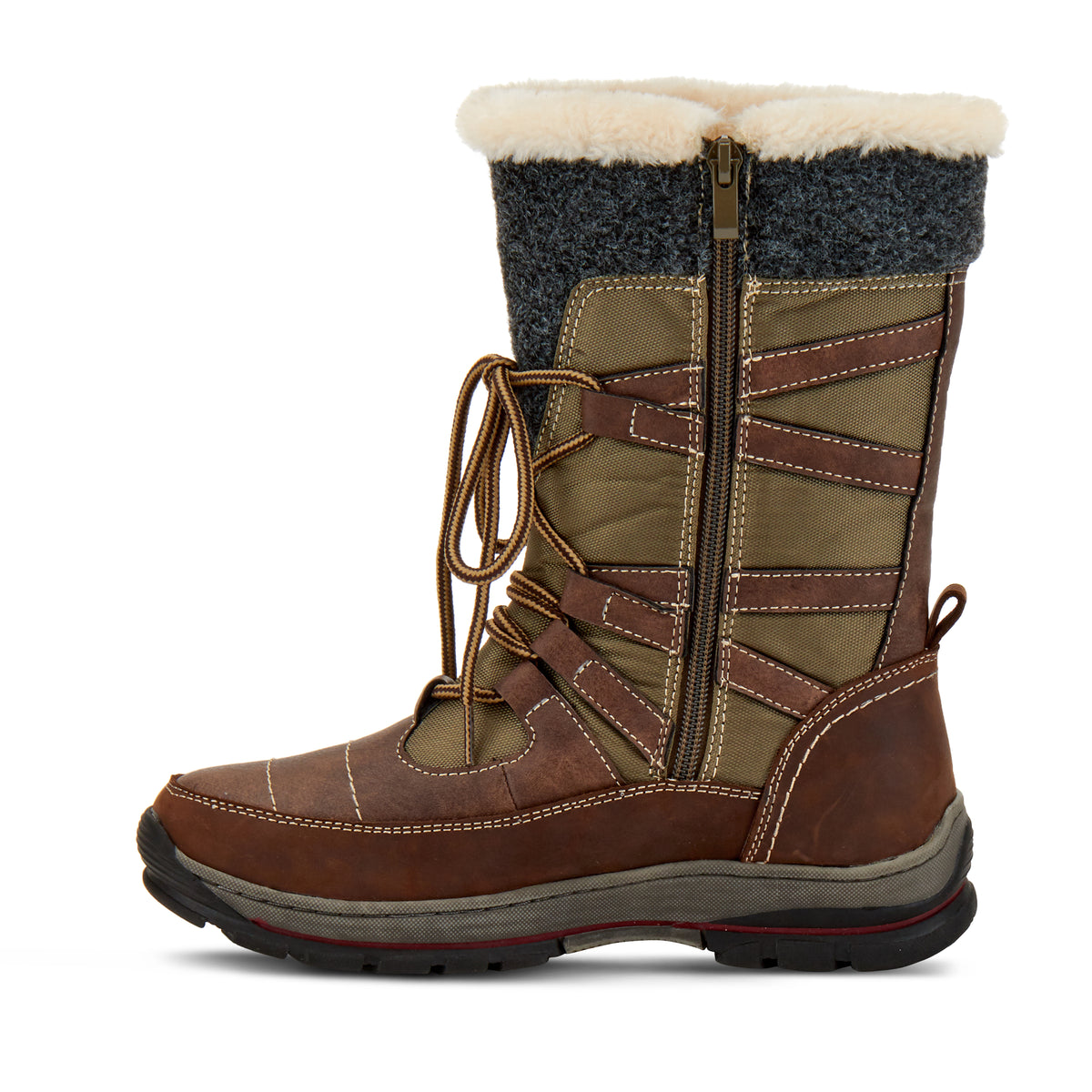 Spring Step SPRING STEP BRURR BOOTS boot in brown multi with comfortable everyday design