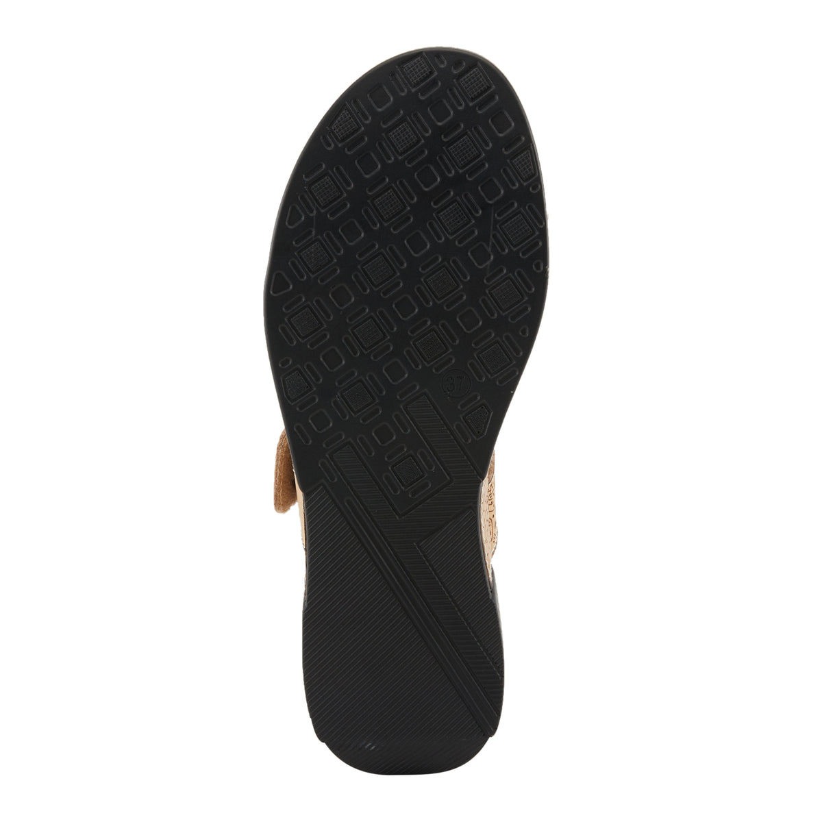 L'Artiste L'ARTISTE CAITLINA SANDALS sandal in beige multi with handcrafted leather design