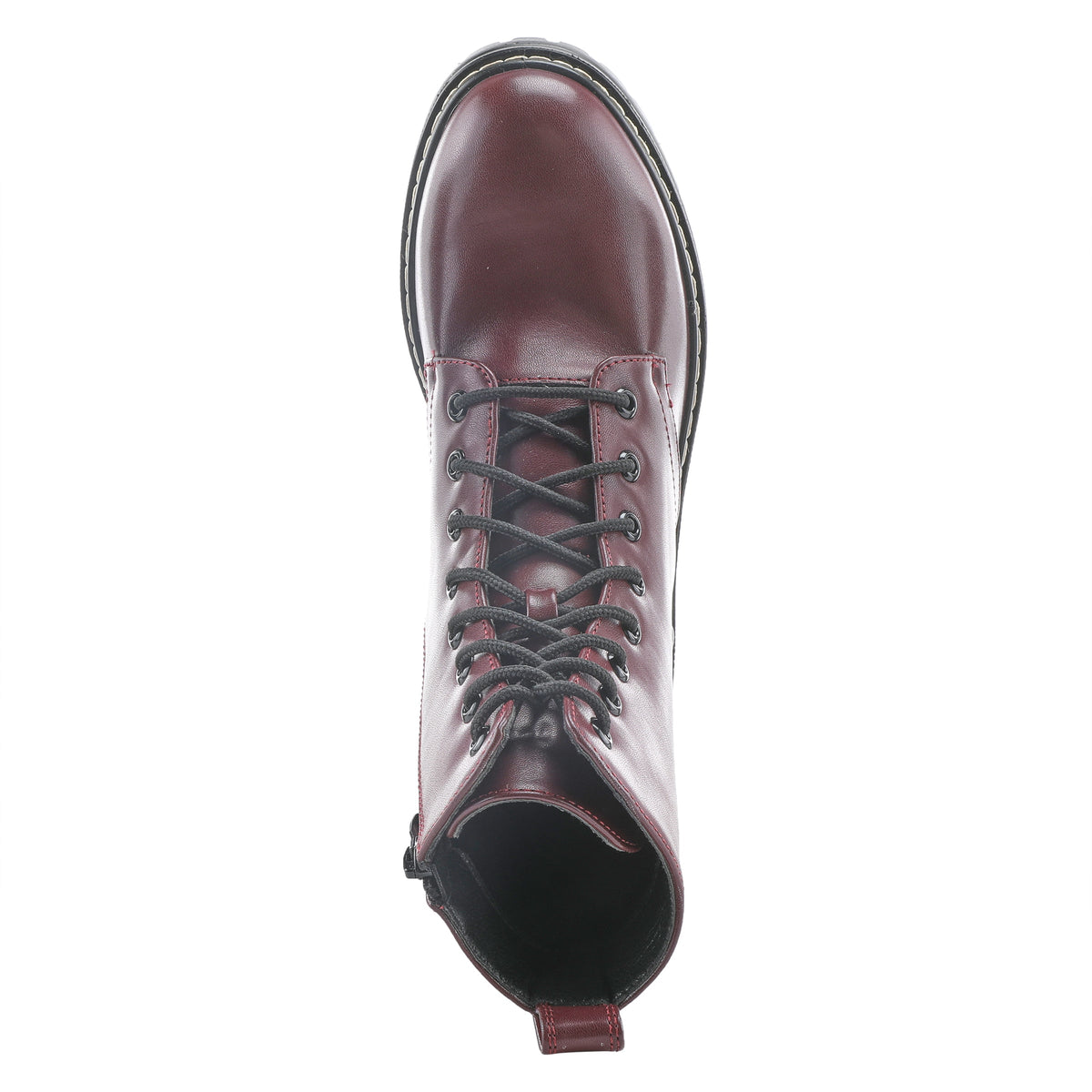 Flexus FLEXUS CALLANT MID CALF BOOTS boot in bordeaux with flexible sole