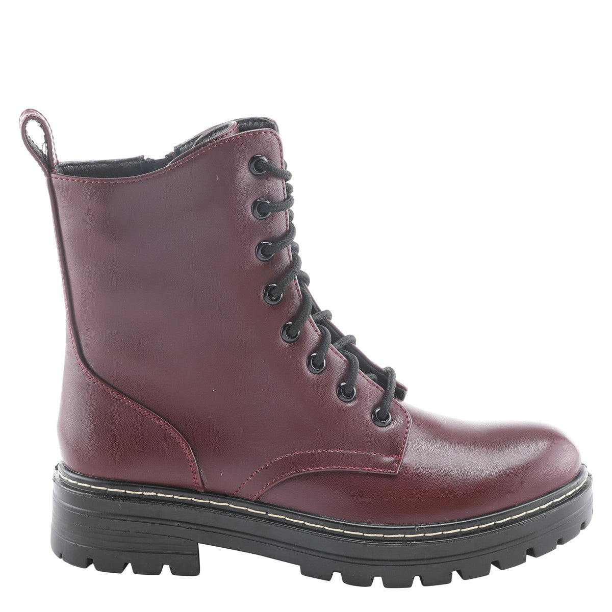 Flexus FLEXUS CALLANT MID CALF BOOTS boot in bordeaux with flexible sole
