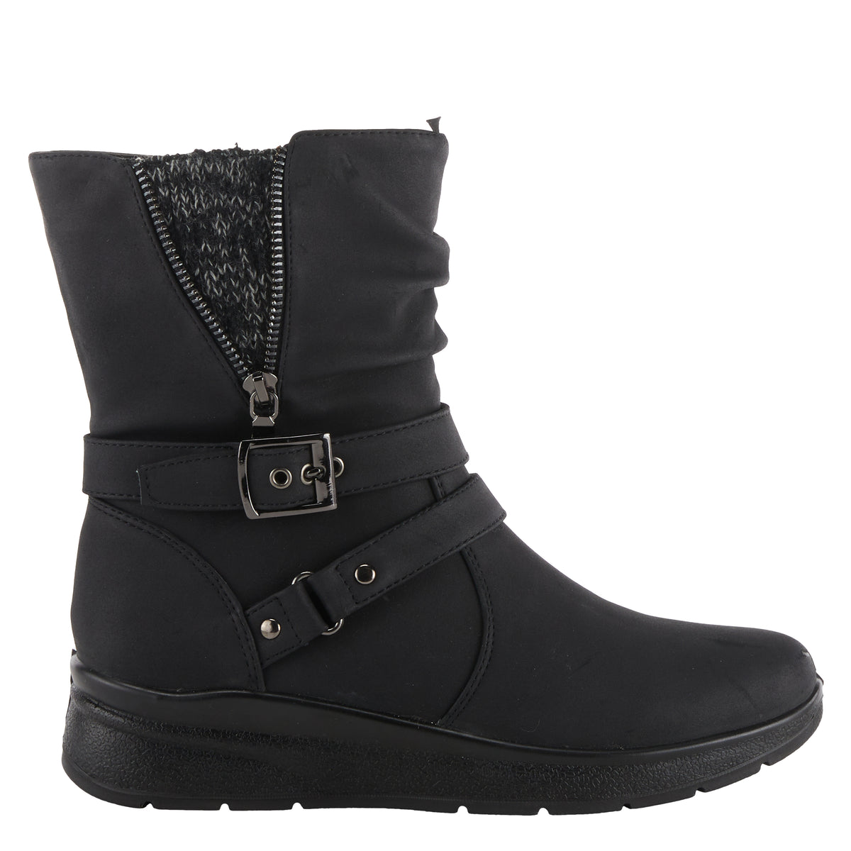 Flexus FLEXUS CAMPTON BOOTIE boot in black with flexible sole