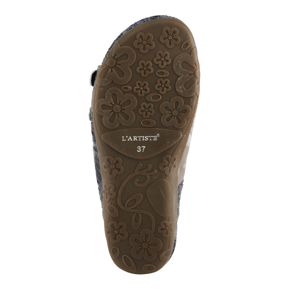 L'Artiste L'ARTISTE CHAIMA SANDALS sandal in black multi with handcrafted leather design