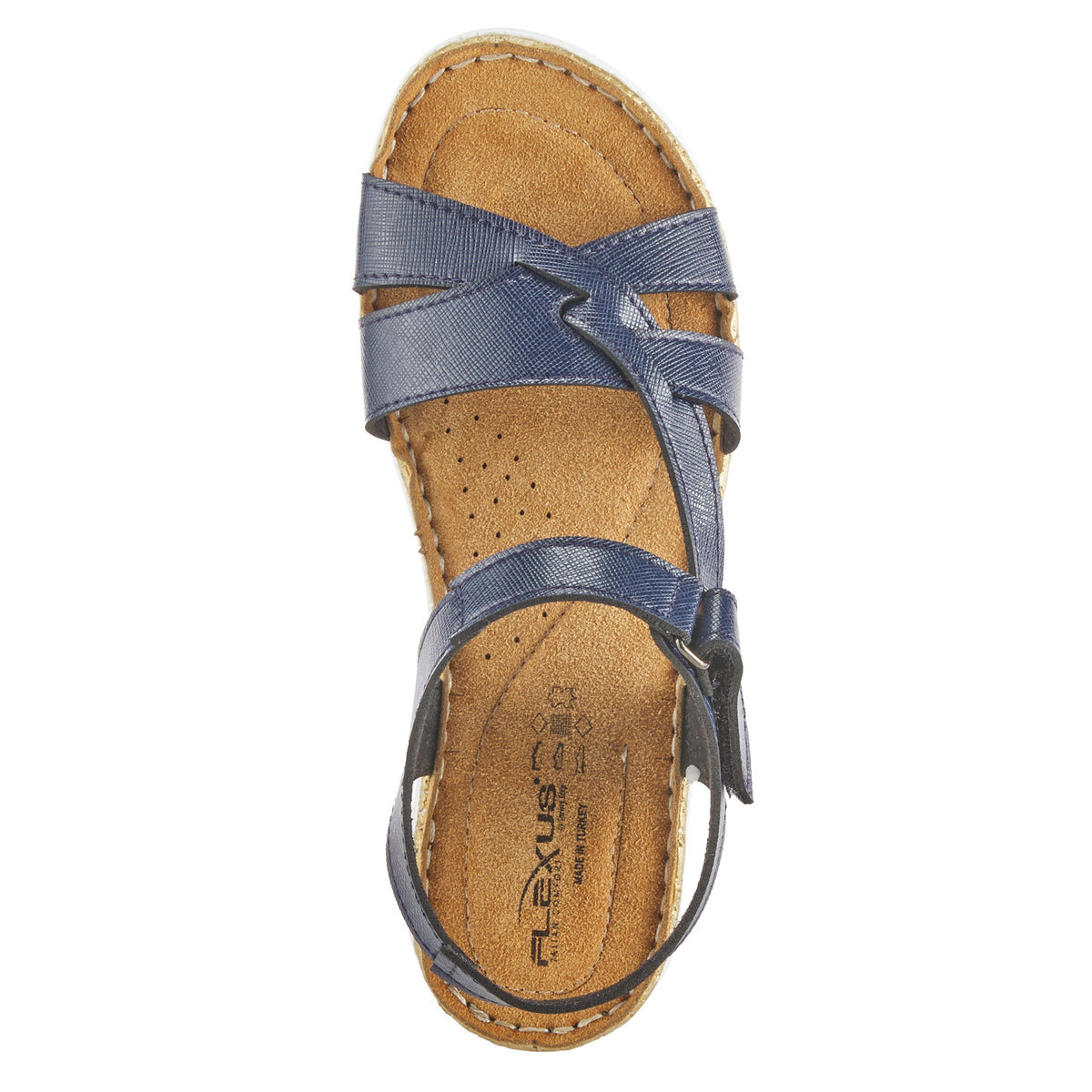 Flexus FLEXUS CHAMBRIA SANDAL sandal in navy with flexible sole
