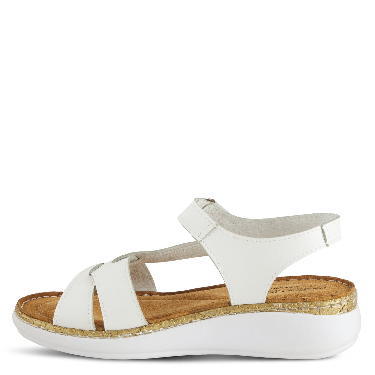Flexus FLEXUS CHAMBRIA SANDAL sandal in white with flexible sole