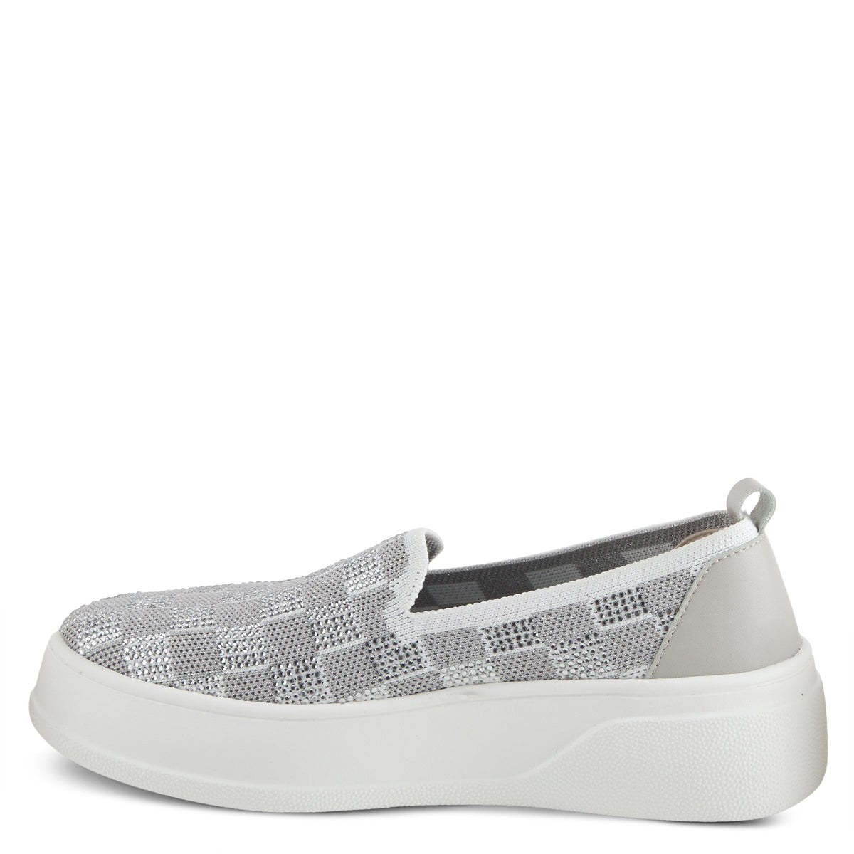 Patrizia PATRIZIA CHECKERS SNEAKERS sneaker in silver multi with stylish fashion design