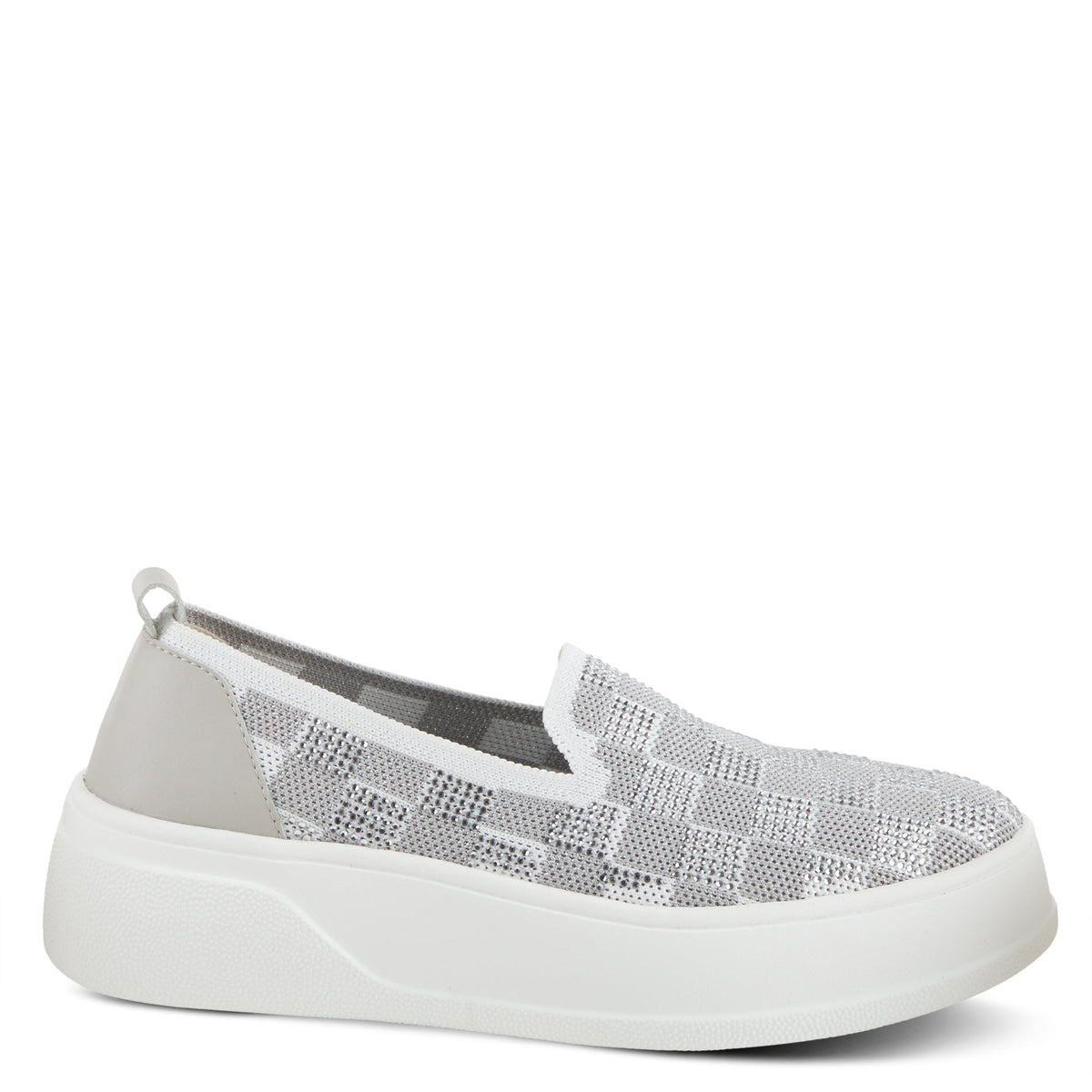 Patrizia PATRIZIA CHECKERS SNEAKERS sneaker in silver multi with stylish fashion design