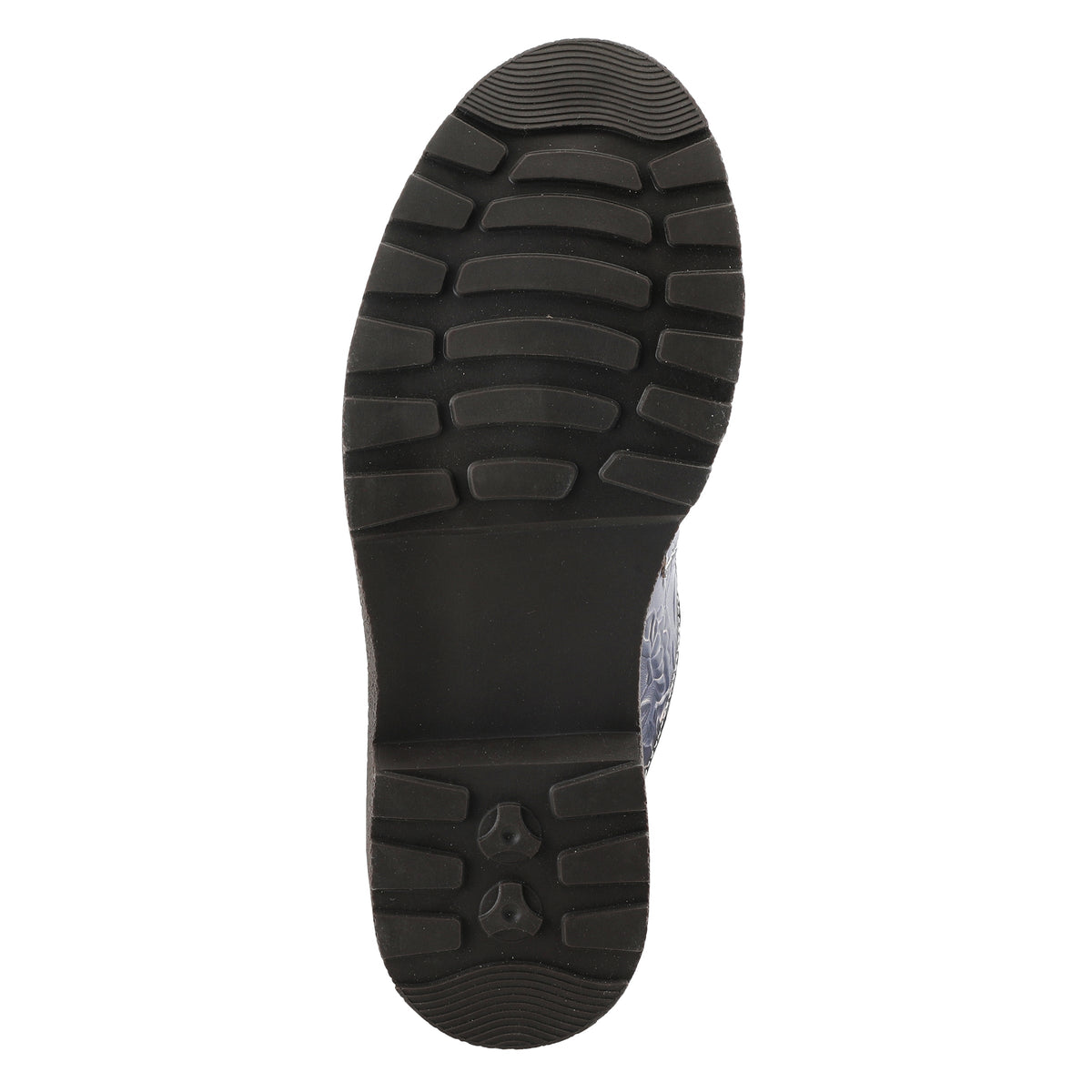 L'Artiste L'ARTISTE COMFICUTE MULES shoe in navy multi with handcrafted leather design