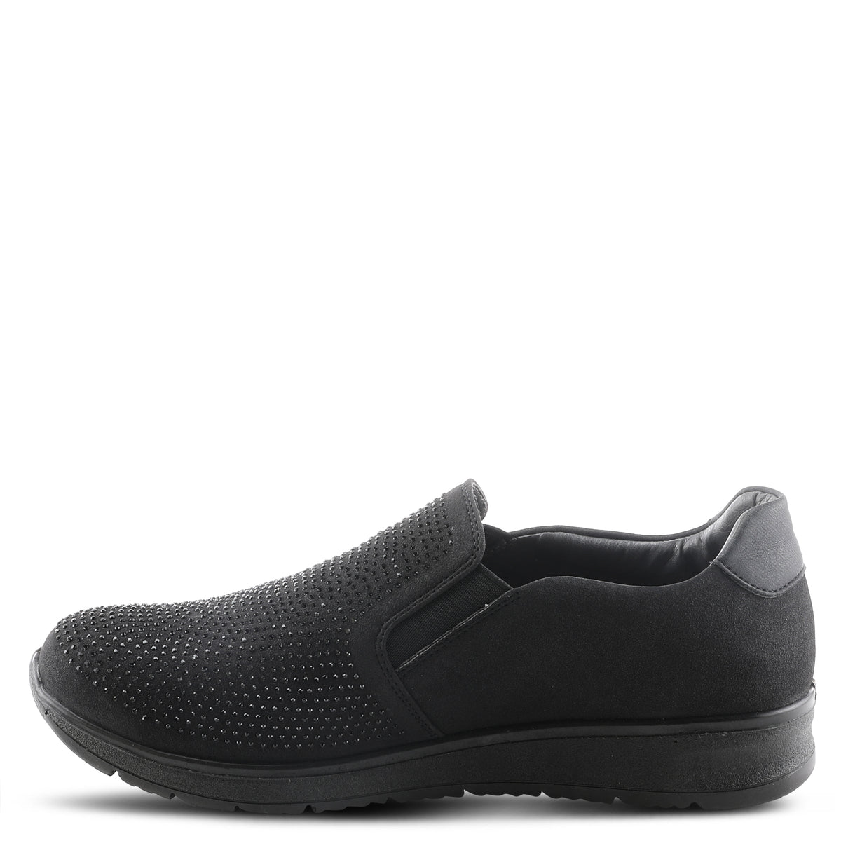 Flexus FLEXUS CONEFLOWER SLIP-ON SHOES comfort shoe in black with flexible sole