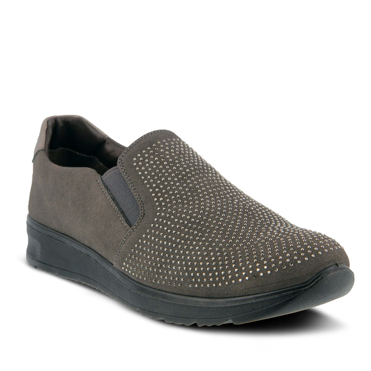 Flexus FLEXUS CONEFLOWER SLIP-ON SHOES comfort shoe in black with flexible sole