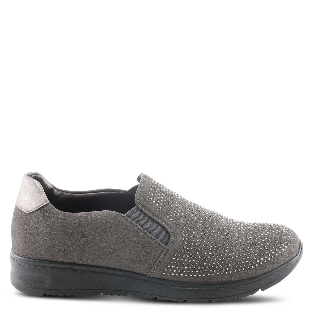 Flexus FLEXUS CONEFLOWER SLIP-ON SHOES comfort shoe in grey with flexible sole