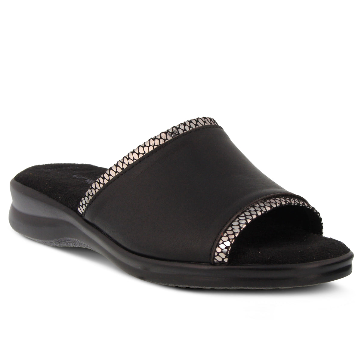 Flexus FLEXUS CUMBIA SANDAL sandal in black patent with flexible sole