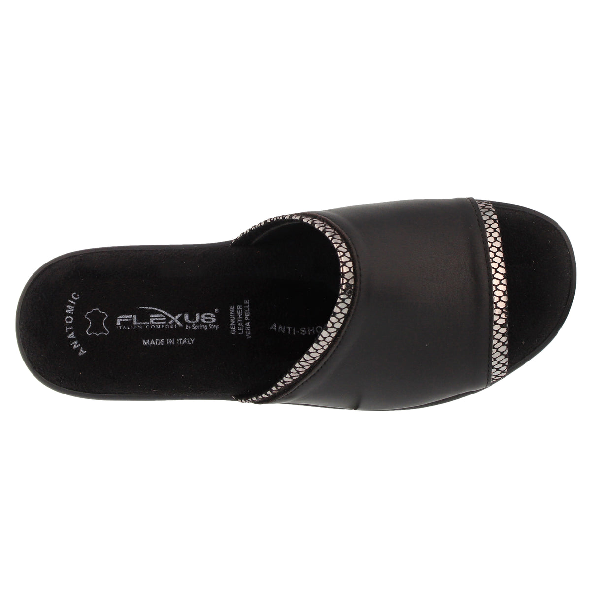 Flexus FLEXUS CUMBIA SANDAL sandal in black with flexible sole