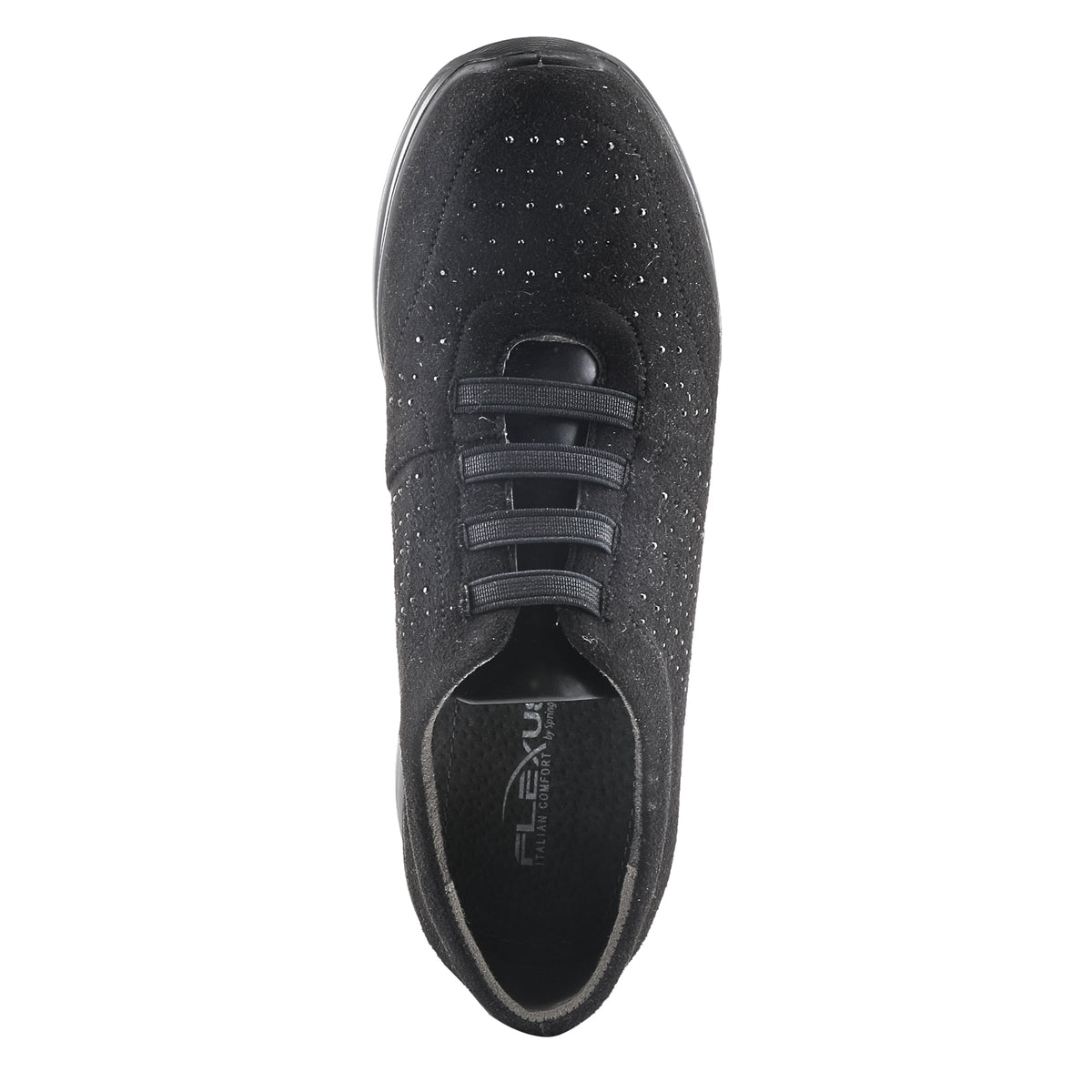 Flexus FLEXUS ECLIPSA LOAFER SLIP-ON SHOES loafer in black with flexible sole
