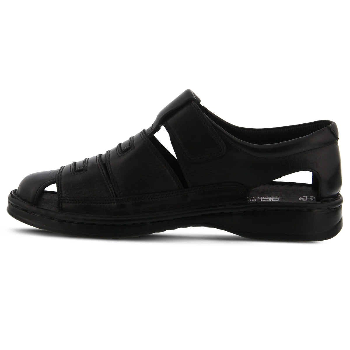 Spring Step SPRING STEP MEN EDVARD MEN'S SLIP-ON SHOE shoe in black with comfortable everyday design