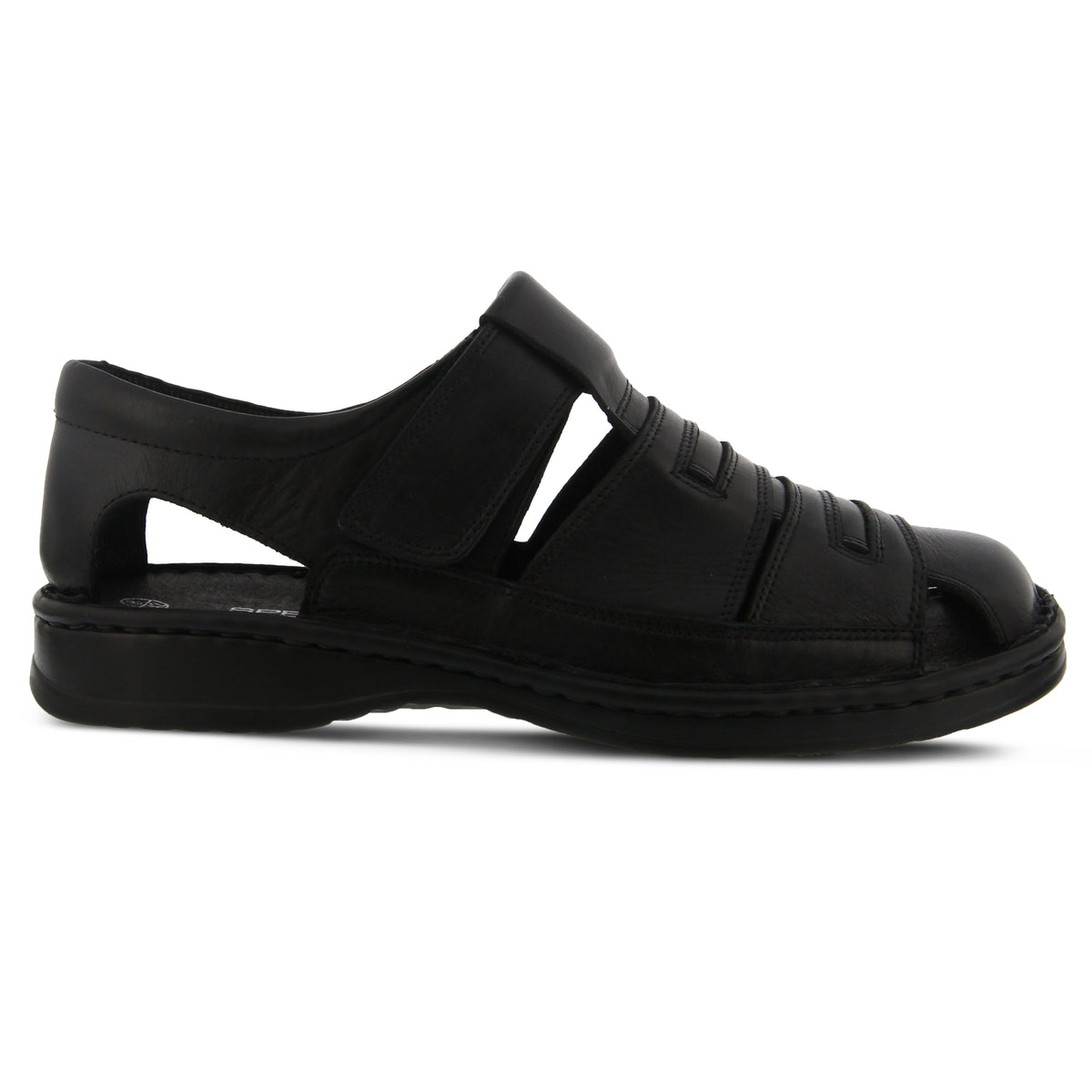 Spring Step SPRING STEP MEN EDVARD MEN'S SLIP-ON SHOE shoe in black with comfortable everyday design