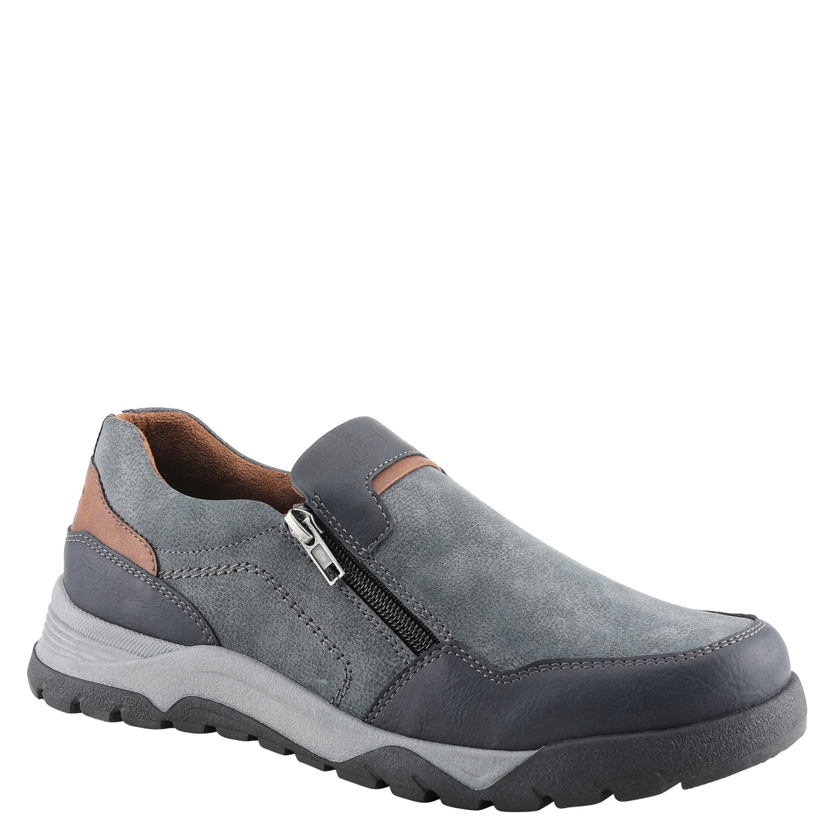 Spring Step SPRING STEP RELIFE MEN ELIJAH SHOE shoe in charcoal with comfortable everyday design