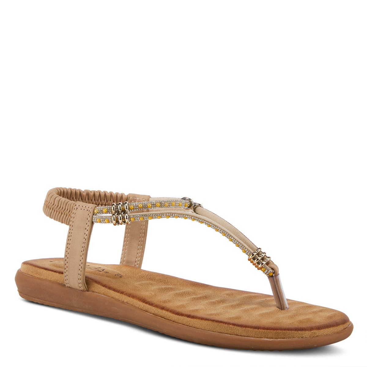 Patrizia PATRIZIA EXQUISITIC THONG SANDALS sandal in tan with stylish fashion design