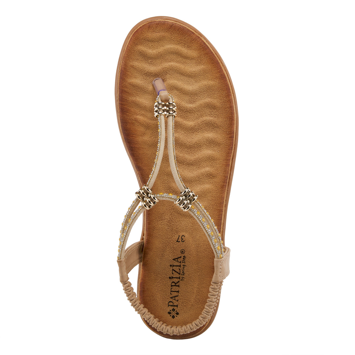 Patrizia PATRIZIA EXQUISITIC THONG SANDALS sandal in tan with stylish fashion design