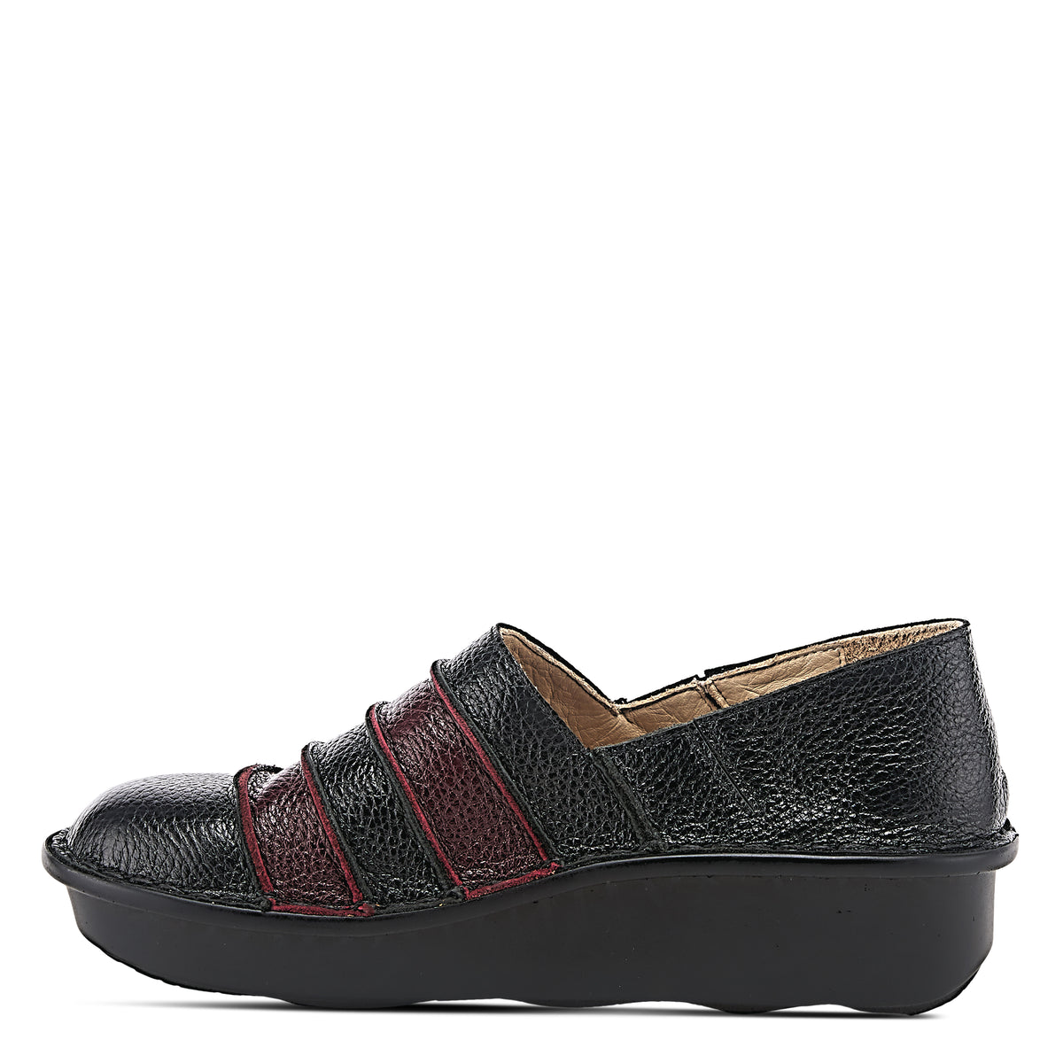 Spring Step SPRING STEP FIREFLY SLIP-ON SHOE shoe in black multi with comfortable everyday design