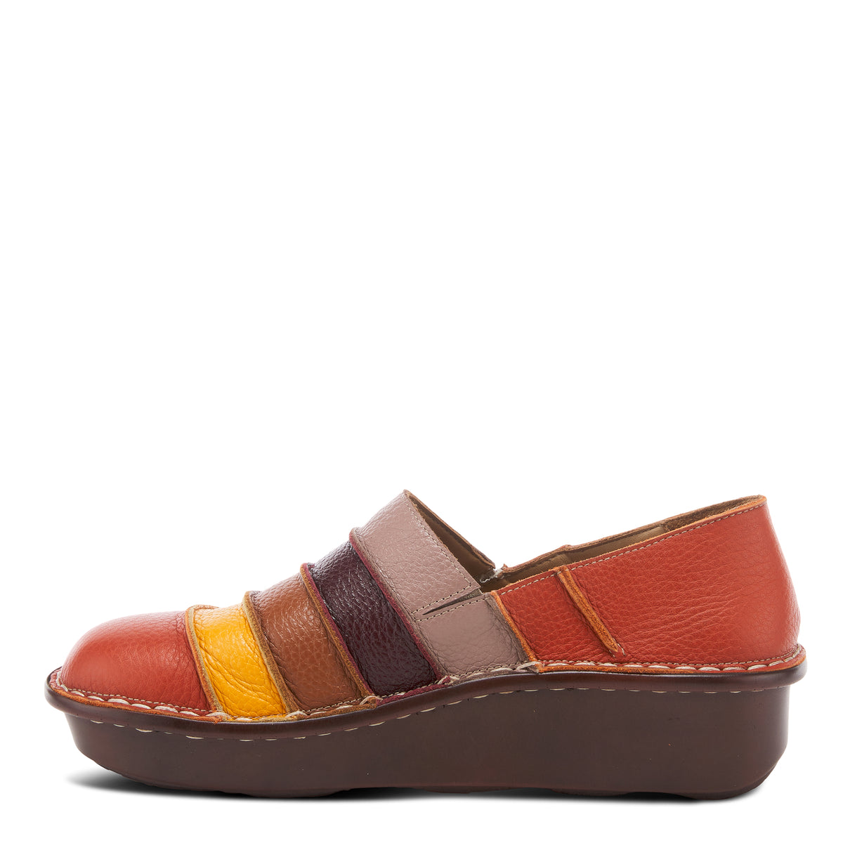Spring Step SPRING STEP FIREFLY SLIP-ON SHOE shoe in camel multi with comfortable everyday design