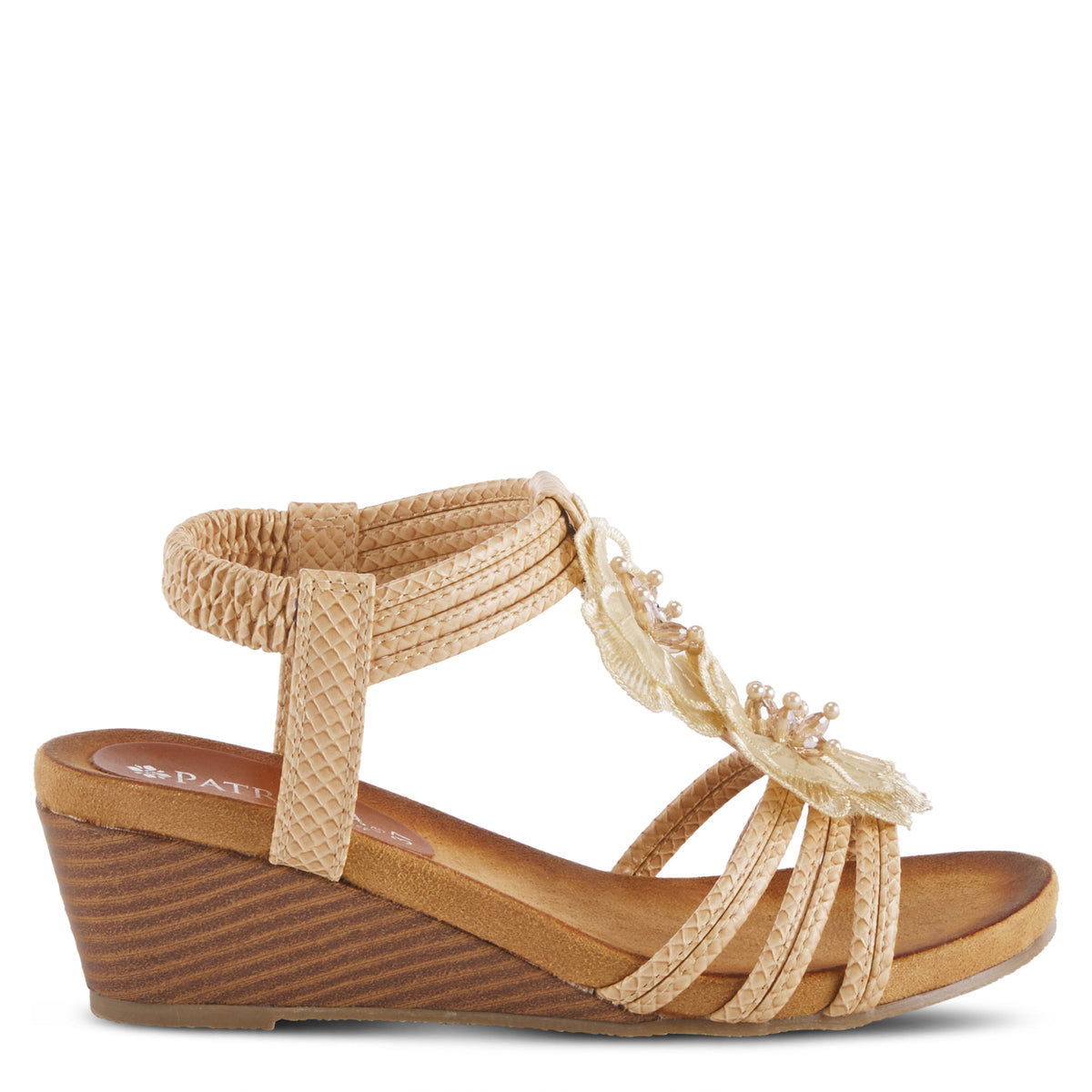 Patrizia PATRIZIA FLOWERING SANDAL sandal in beige with stylish fashion design