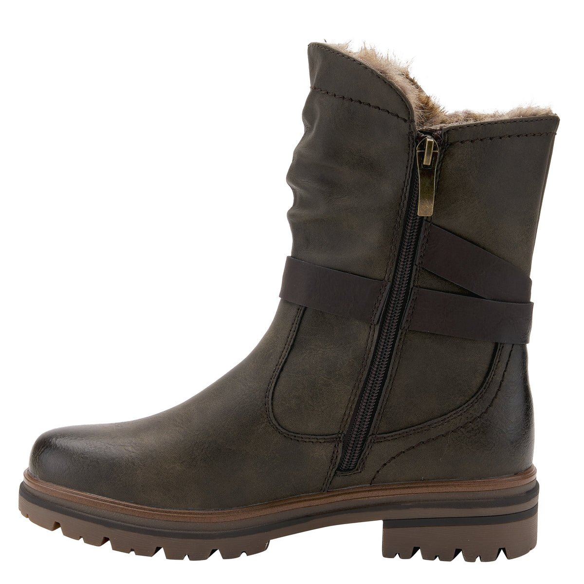 Spring Step SPRING STEP RELIFE FRANCALA BOOT boot in olive green with comfortable everyday design