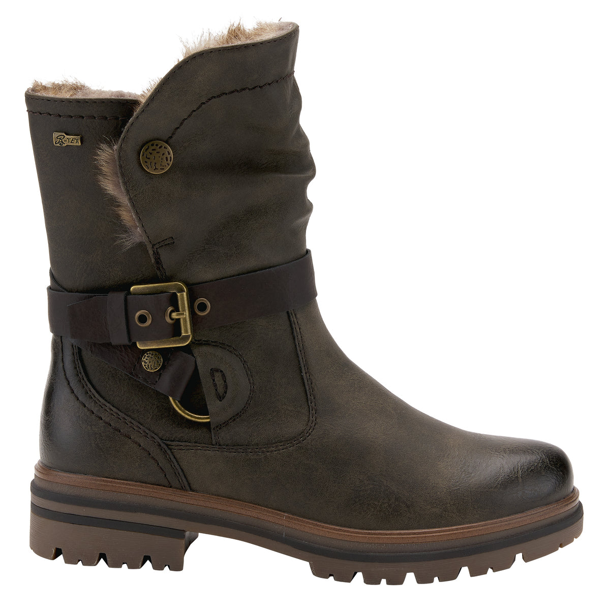 Spring Step SPRING STEP RELIFE FRANCALA BOOT boot in olive green with comfortable everyday design