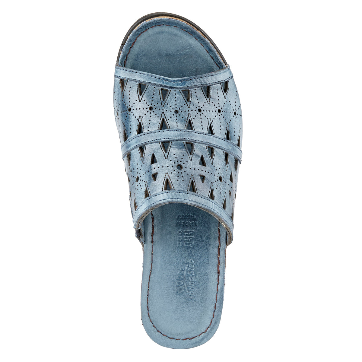 Spring Step SPRING STEP FUSAWEDGE SANDAL sandal in blue with comfortable everyday design