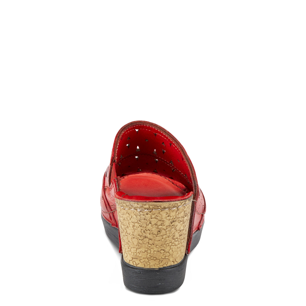 Spring Step SPRING STEP FUSAWEDGE SANDAL sandal in red with comfortable everyday design