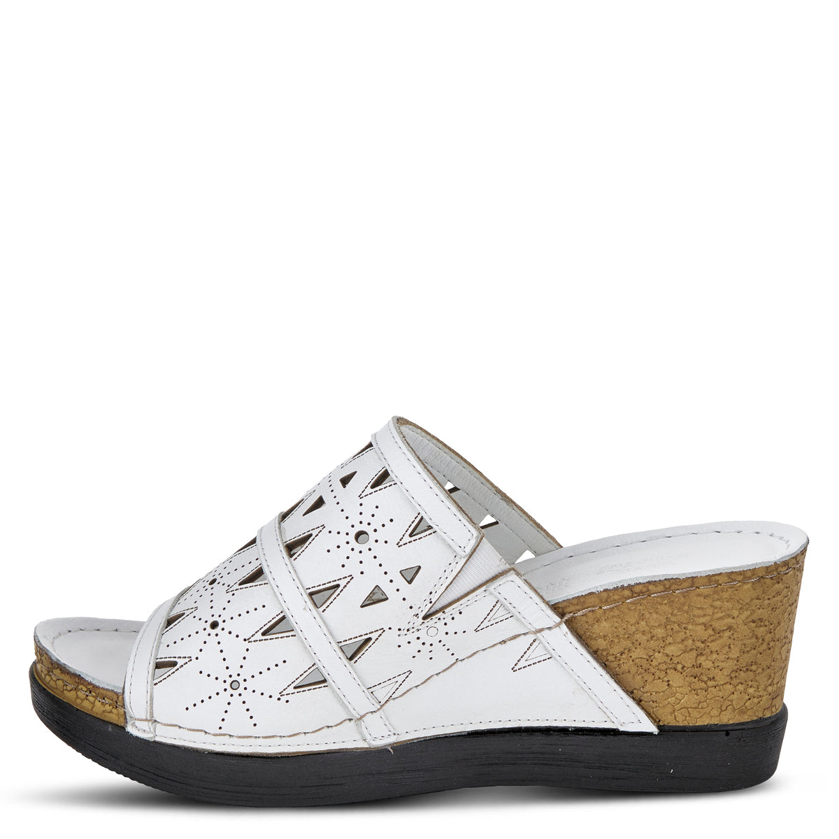 Spring Step SPRING STEP FUSAWEDGE SANDAL sandal in white with comfortable everyday design