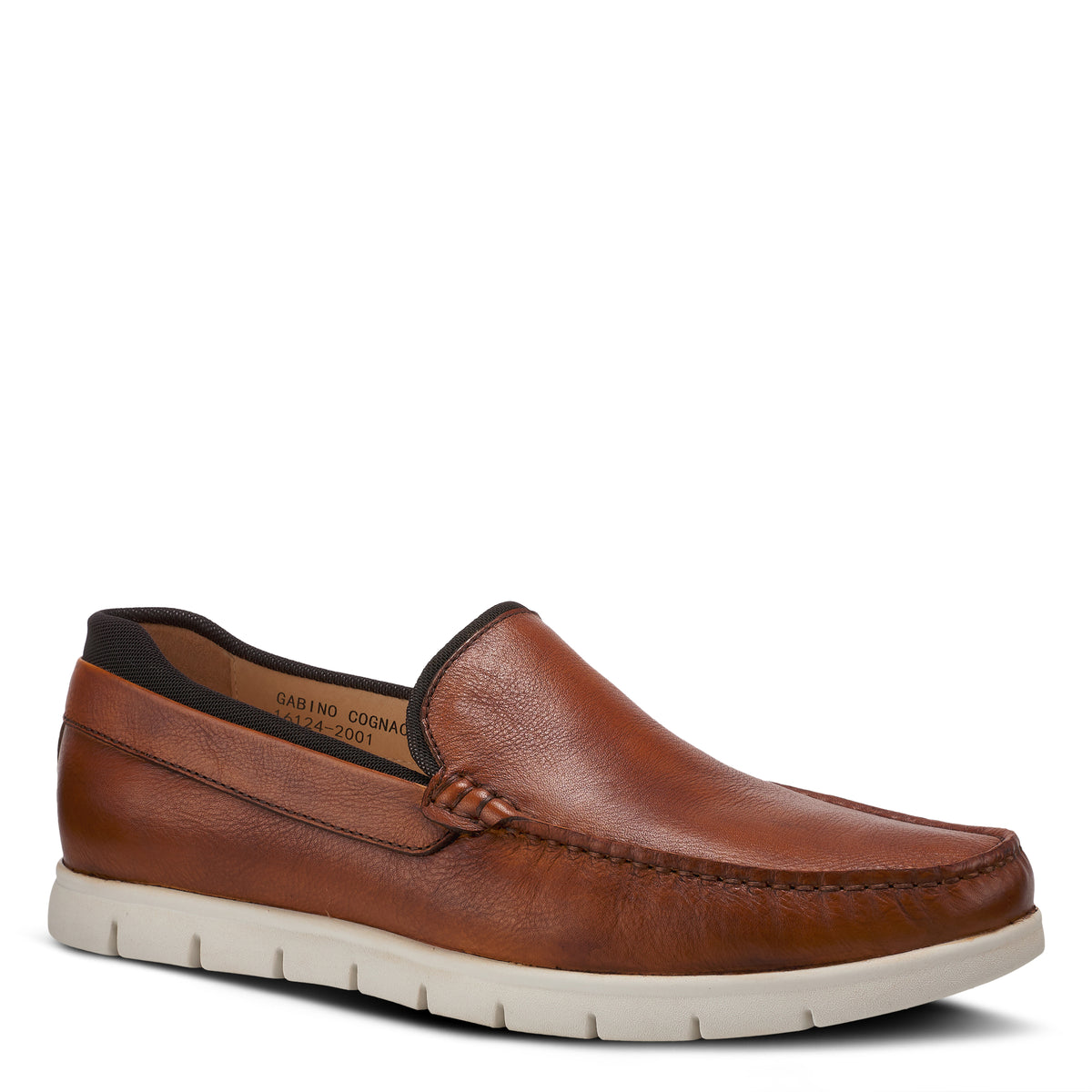 Spring Step Spring Step Men GABINO Shoes shoe in cognac with comfortable everyday design