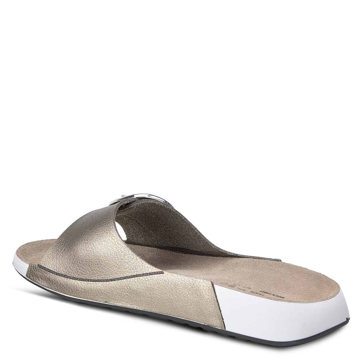 Flexus FLEXUS GATEWAY SLIDE SANDALS sandal in gold with flexible sole