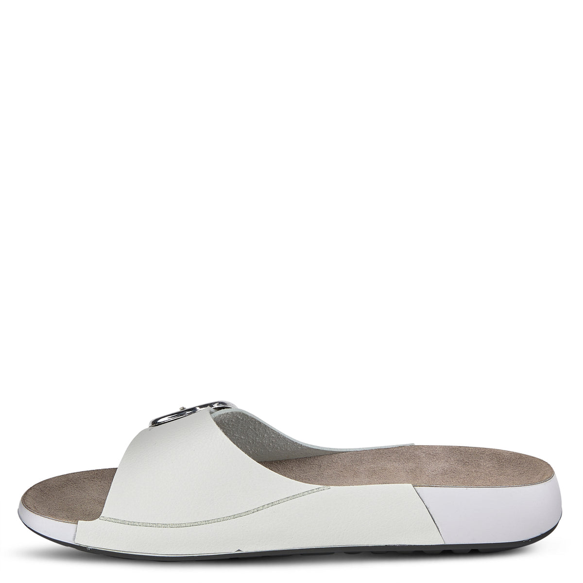 Flexus FLEXUS GATEWAY SLIDE SANDALS sandal in white with flexible sole