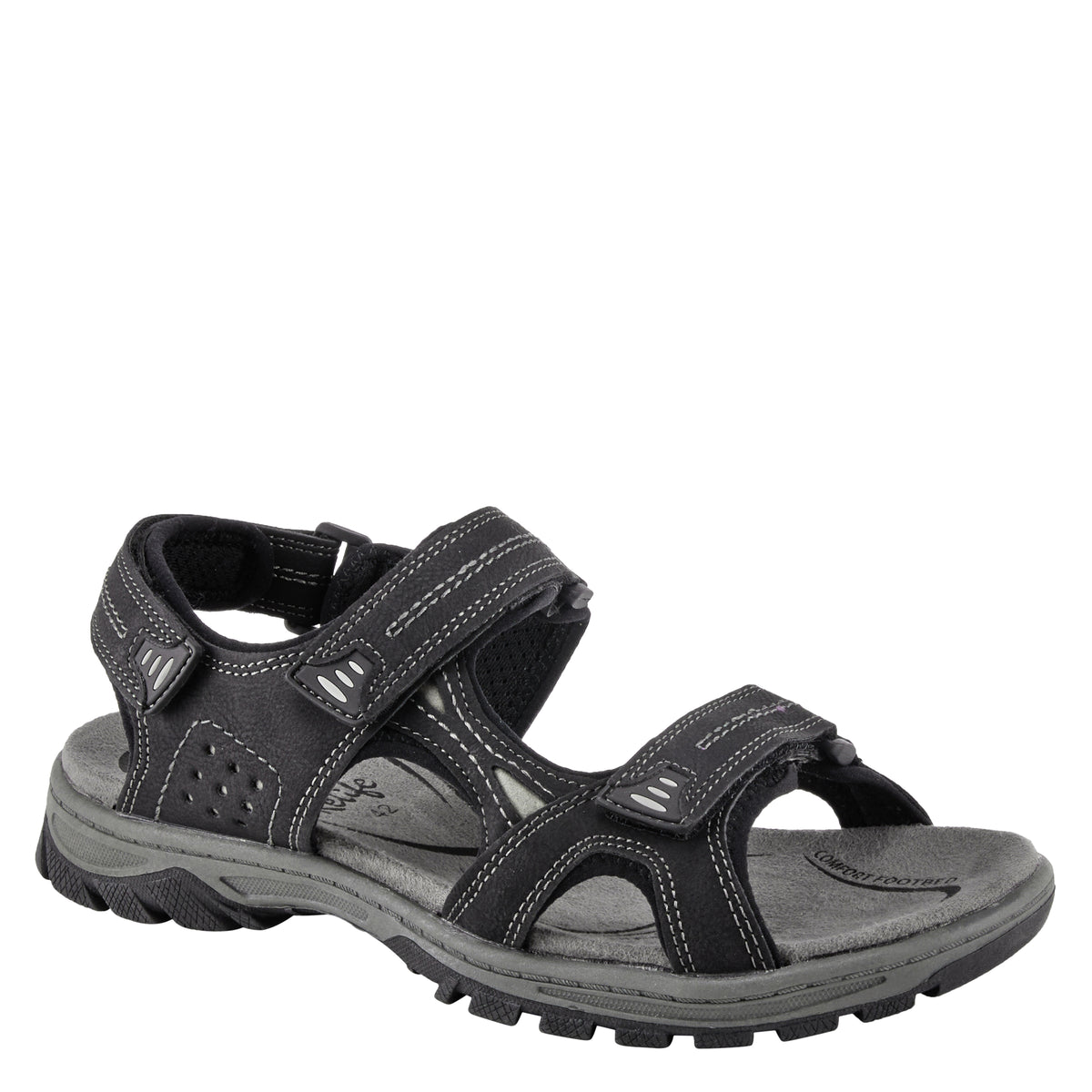 Spring Step SPRING STEP MEN GRADIENT SPORT SANDALS sandal in black with comfortable everyday design