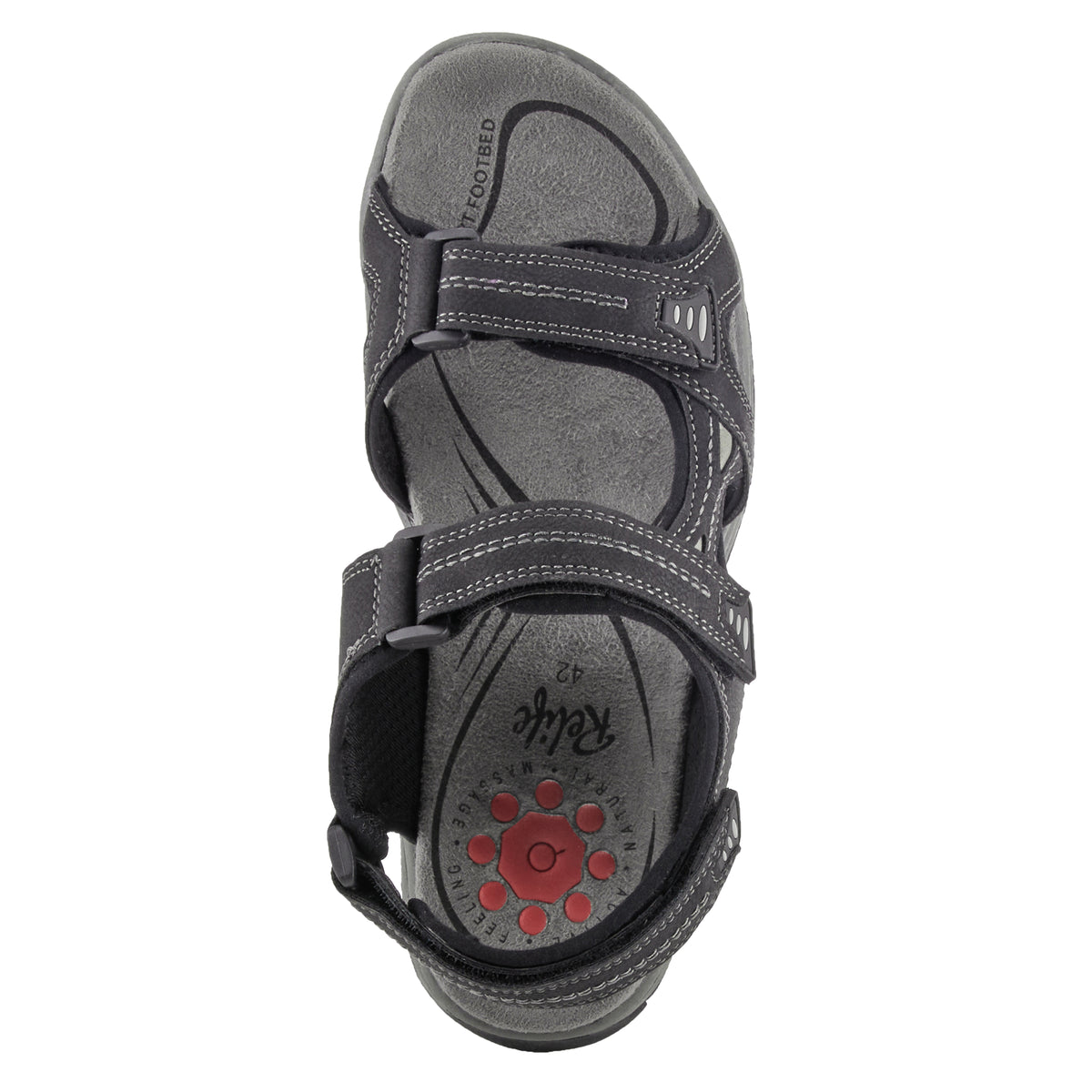 Spring Step SPRING STEP MEN GRADIENT SPORT SANDALS sandal in black with comfortable everyday design