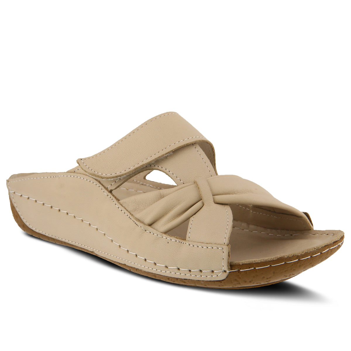 Spring Step SPRING STEP GRETTA SLIDE SANDAL sandal in brown with comfortable everyday design