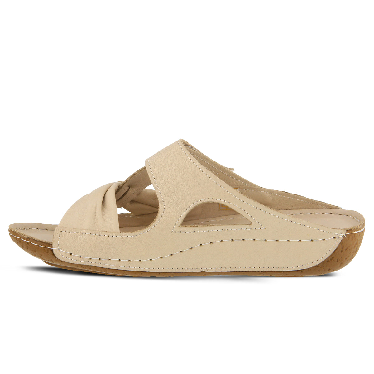 Spring Step SPRING STEP GRETTA SLIDE SANDAL sandal in brown with comfortable everyday design
