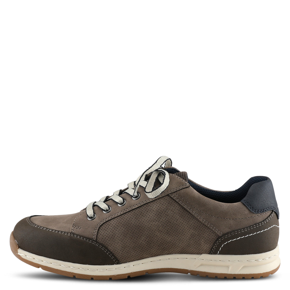 Spring Step SPRING STEP MEN GRIFFIN LACE-UP SNEAKERS sneaker in charcoal with comfortable everyday design