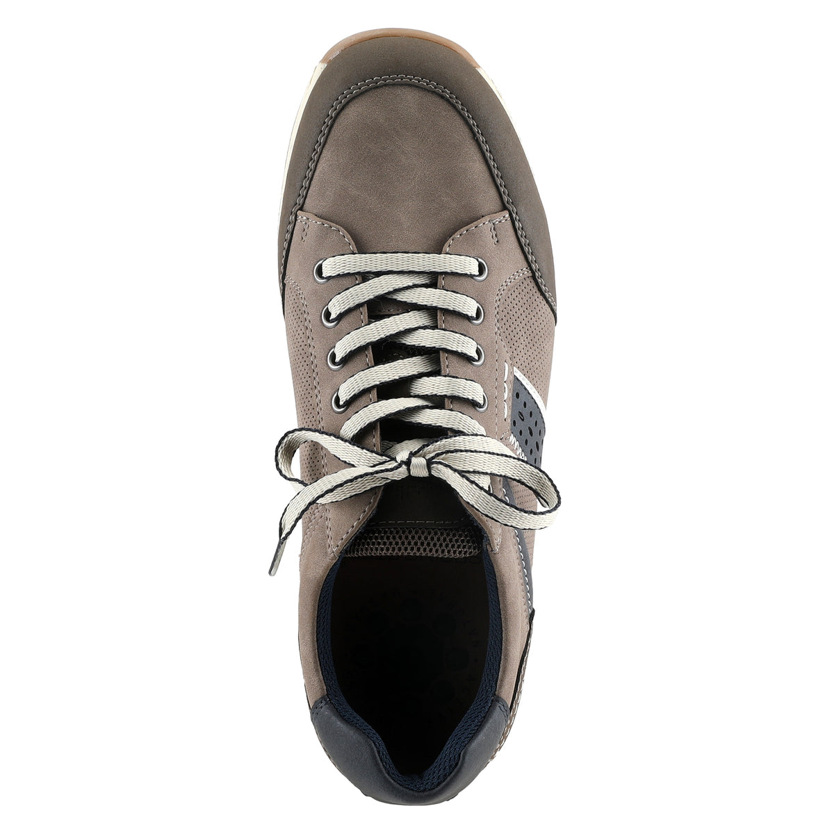 Spring Step SPRING STEP MEN GRIFFIN LACE-UP SNEAKERS sneaker in charcoal with comfortable everyday design