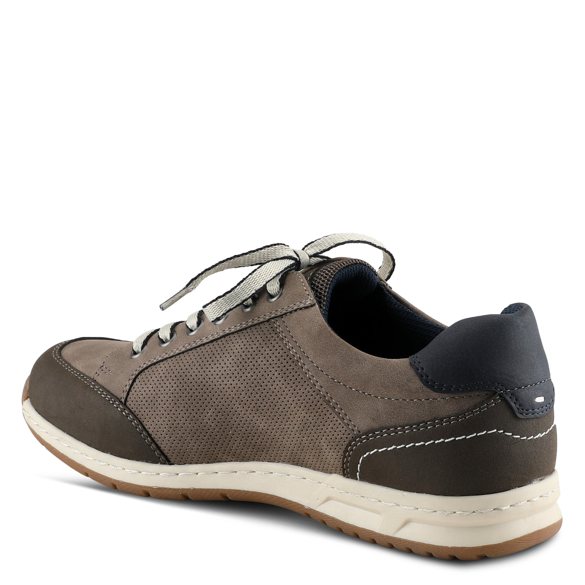 Spring Step SPRING STEP MEN GRIFFIN LACE-UP SNEAKERS sneaker in taupe with comfortable everyday design