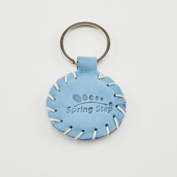 Spring Step SPRING STEP Leather Keychain shoe in blue with leather upper