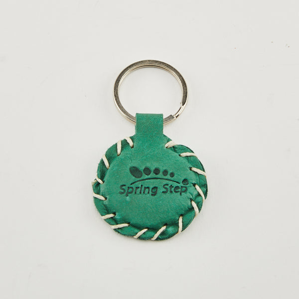 Spring Step SPRING STEP Leather Keychain shoe in green with leather upper
