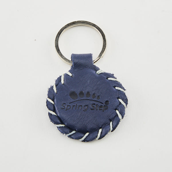 Spring Step SPRING STEP Leather Keychain shoe in navy with leather upper